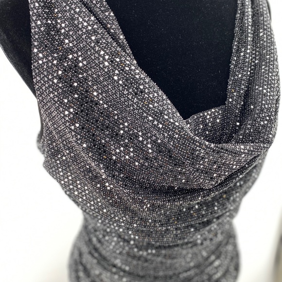 R&M Richards Black Sparkle Jumpsuit Pants - Picture 4 of 12